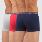 Pánske boxerky ks DIM COTTON STRETCH BOXER 3x DIM tmavo modrá