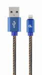 Gembird CC-USB2J USB-A - Lightning 1m modrá (CC-USB2J-AMLM-1M-BL)
