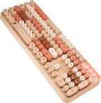 Keysonic KeySonic Desktop-Set KSKM-8200M-RF (DE) Wireless sand/creme