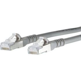 Metz Connect 1308452033-E RJ45 sieťové káble, prepojovacie káble CAT 6A S/FTP 2.00 m sivá s ochranou 1 ks; 1308452033-E