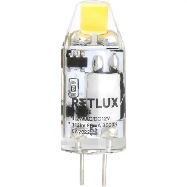 Retlux RLL 456 G4 1.2 W LED COB 12V / 112 lm / 3000K - teplá biela (8590669331093)