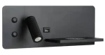 Immax LED Be PREPARE 4v1 čierna pravá / Nabíjacia stanica / LED svietidlo / Qi bezdrôtové nabíjanie / USB (08287L)