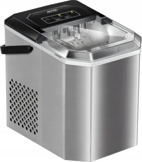 MpM MKD-04M strieborná / Výrobník ľadu / mobilný (MPM-KO-006-32)