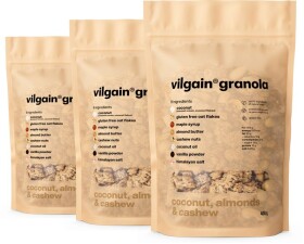 Vilgain Granola – 3× kokos, mandle a kešu 400 g