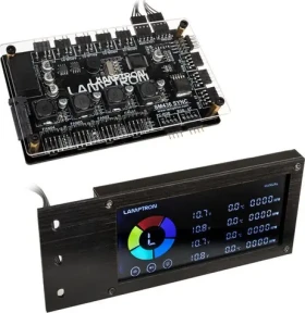 Lamptron SM436 Sync Edition čierna / Kontroler ventilátorov a LED / PCI (LAMP-CA410B)