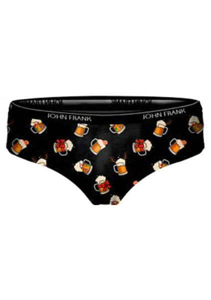 Dámske nohavičky John Frank WJFD-H67-CH-FUN BEER M černá