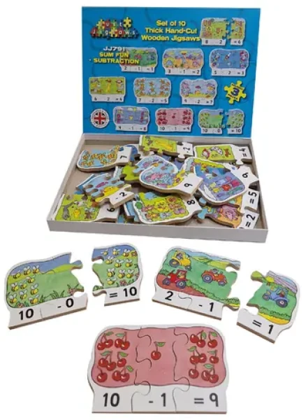Just Jigsaws 791 Odčítanie - drevené puzzle 30 dielov