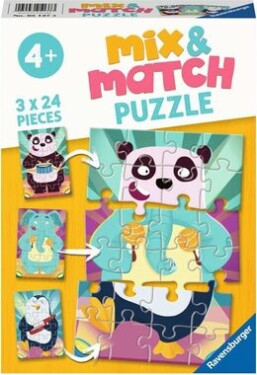 Ravensburger Mix amp; Match Puzzle Legrační zvieratká