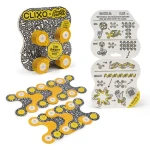 CLIXO Tiny Mighty Artist Edition (Timothy Goodman) - magnetická stavebnica 9 kusov