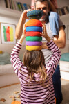 Kamene Stapelstein Spring Special Mini Rainbow Classic, 6+1 ks EUR