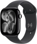 Apple Watch 11 GPS + Cellular 42mm Jet Black Alu Sport Band S/M Čierny (MF834MP-A)