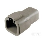 TE Connectivity zástrčkový konektor na kábel DTP04-4P 1 ks Package; DTP04-4P