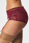 Podväzkový pás Gossard Superboost Lace Cranberry