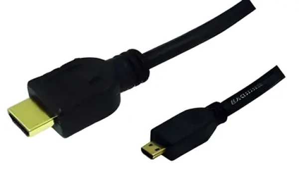 LogiLink HDMI na micro HDMI čierna / Kábel / HDMI Typ A - HDMI Typ D / 2 m (CH0032)