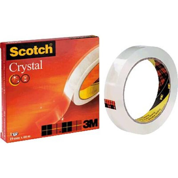 Scotch C6001966 lepiaca páska Scotch® Crystal Clear 600 priehľadná (d x š) 66 m x 19 mm 1 ks; C6001966