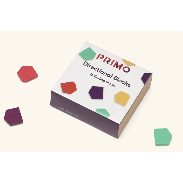 Primo Toys MINT Robotics doplnková sada Cubetto MINT Coding bloky Smery; PRIMO005A-DE