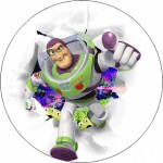 Jedlý papier Toy Story Buzz Raketár na bielom pozadí 19,5 cm - Pictu Hap - Pictu Hap