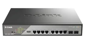 D-Link DSS-200G-10MPP / Switch / 10- Port gigabit / PoE++ (802.3bt) / agregácia (DSS-200G-10MPP/E)