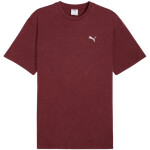 Puma Ess Elevated Relaxed Wash Tee bordová 688048 96 pánske M
