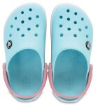 Šľapky Crocs Crocband Clog K - Ice Blue/white 30 EUR