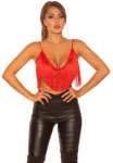 Sexy KouCla Crop Top with fringes