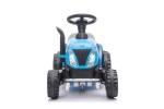 Mamido Detský elektrický traktor Swift s prívesom modrý