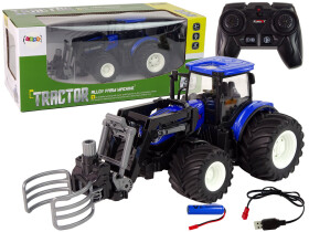 Mamido Diaľkovo ovládaný traktor s modrým chytačom