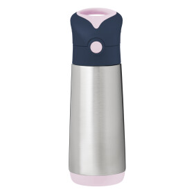 B.box Termoska na pitie so slamkou 500 ml - indigo/ružová EUR