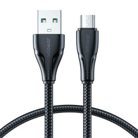 Joyroom S-UM018A11 Surpass Nabíjací kábel USB-A (M) - MicroUSB (M) 2.4A 1.2m čierna (S-UM018A11 1.2m Blac)