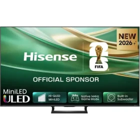 65" Hisense 65E8S čierna/tmavo šedá / MiniLED televízia / UHD 4K / 144Hz / VRR / Wi-Fi / BT (85E68S)