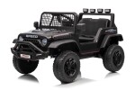 Mamido Mamido Elektrické autíčko Speed Offroad čierne | 4x45W | EVA kolesá | 12V 7Ah | EKO koža