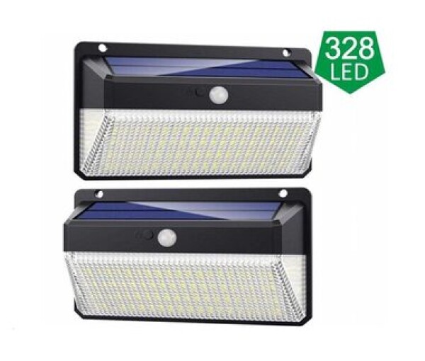 Viking M328 vonkajšie solárne LED svetlo s pohybovým senzorom / IP65 / 328ks LED (M328)