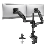 Huanuo HNDS8 / Držiak pre 2 monitory / 13-32" / VESA 75x75-100x100 / nosnosť 9 kg (HNDS8)