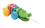 PlanToys PlanToys Tancujúci krokodíl - dúhový