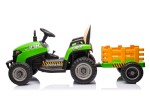 Mamido Detský elektrický traktor BBH-030 s prívesom zelený