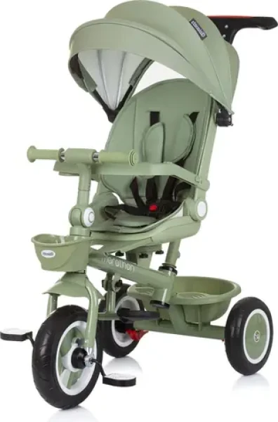 CHIPOLINO Trojkolka so strieškou Marathon 2v1 Pastel Green (TRKMRT02406PG)