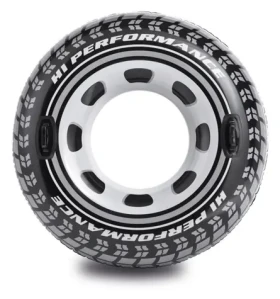 INTEX Kruh plávací Pneumatika s úchytmi / Nafukovací kruh / 114 cm / nosnosť 100 kg (562688)