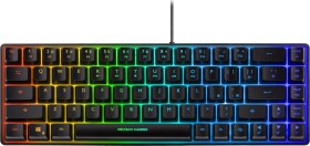 Deltaco Klavitūra DELTACO GAMING, US layout, Mini RGB membraninė, pusiau permatoma, juoda / 4222268 / GAM-158-US