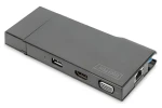 Digitus DA-70894 / Cestovná dokovacia stanica / USB-C / HDMI / VGA / RJ-45 / čítačka kariet SD/microSD (DA-70894)