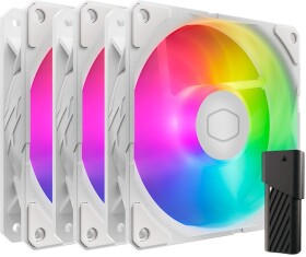 Cooler Master SickleFlow Edge 120 ARGB Biały 3-pack + Hub (MFX-B2DW-253P2-R2)