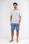 Regina 483 cr/r M-XL W25 pánske pyžamo tmavě modrá XL