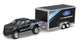 Maisto Design Tow Go - Ford F-150 SVT Raptor Car Trailer čierna