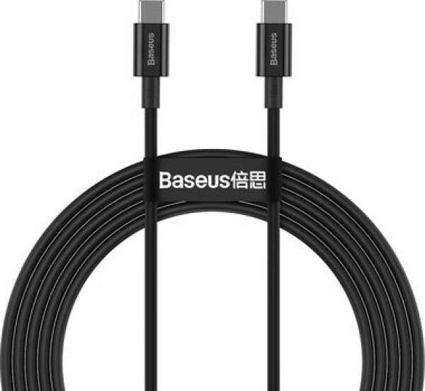 Baseus CATYS-C01 Kábel USB-C (M) - USB-C (M) 2 m čierna / 100W (CATYS-C01)