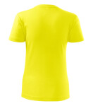 Klasické nové dámske tričko lemon S