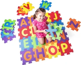 PLASTICA Penové puzzle Abeceda