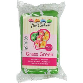 Vynikajúci marcipán 1:5 trávovo zelený 250 g - FunCakes - FunCakes