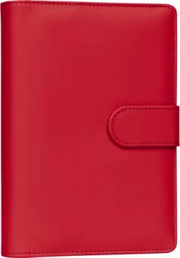 NOTIQUE Refill 2027 sýto červený / Týždenný diár / krúžková väzba / vymeniteľné listy / 12,5 × 19 cm