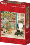ALIPSON Štvorcové puzzle Agneatha a jej mačiatka na priedomí