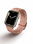 Uniq Aspen Designer Edition Braided remienok pre Apple Watch 41 amp; 40 amp; 38mm - CITRUS PINK (ružová) (8886463679470)