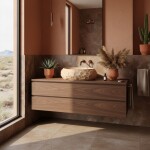 REA - Umývadlo na dosku Mika Light Terracotta REA-U7348